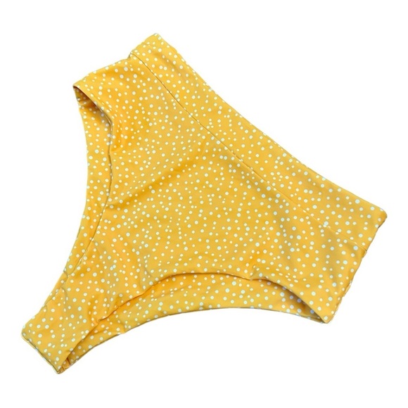 Yellow Polka Dot Bikini Bottom - Picture 1 of 4